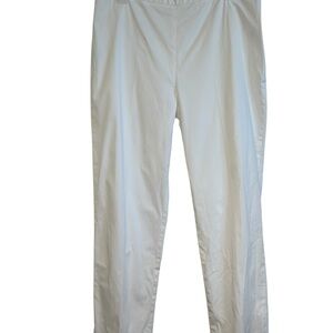 J. McLaughlin White Side Zip Straight Leg Pants